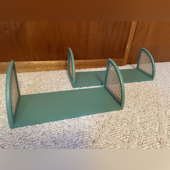 PJ Collection Floating Rattan Shelves - Picture 4 of 10